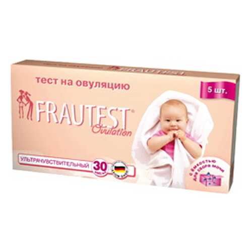 Тест Frautest на овуляцию тест-полоска 5 шт. в Аптека Невис