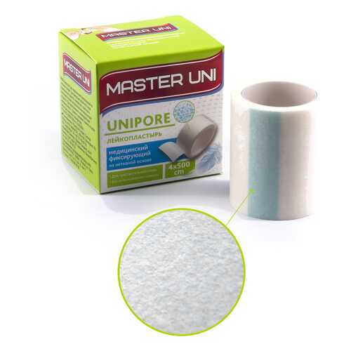 Пластырь Master Uni Unipore фиксирующий на нетканой основе 4 х 500 см в Аптека Невис