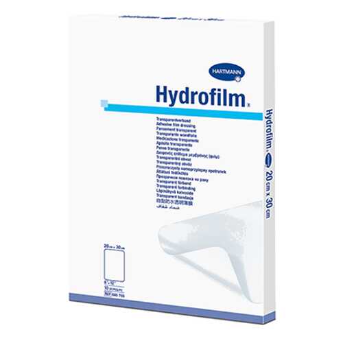 Самофиксирующаяся повязка HARTMANN Hydrofilm прозрачная 20 см х 30 см 10 шт. в Аптека Невис