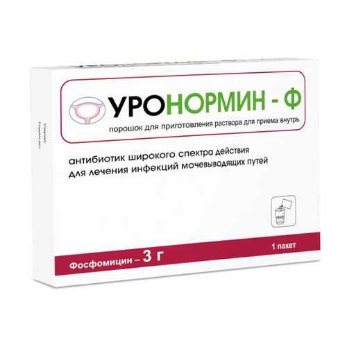 Уронормин-Ф порошок для приготовления раствора для приема внутрь пакектик 3 г 1 шт. в Аптека Невис