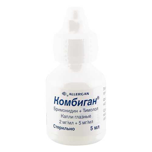 Комбиган капли 5 мл Allergan Pharmaceutical в Аптека Невис