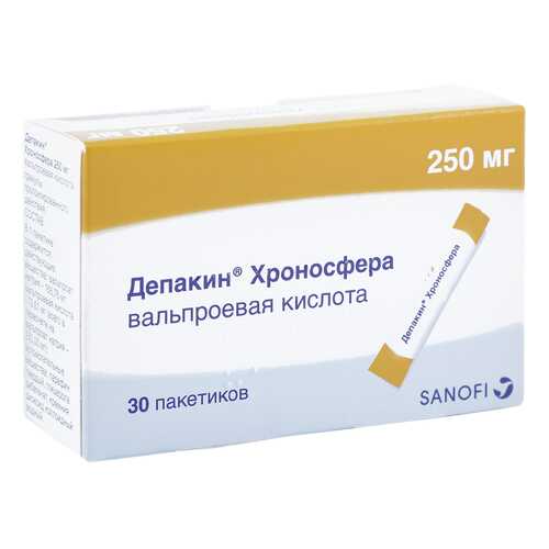 Депакин Хроносфера гранулы 250 мг 30 шт. в Аптека Невис