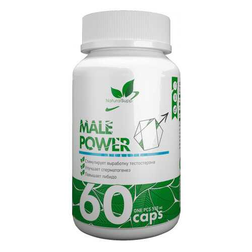 Добавка для мужчин NATURALSUPP Male Power капсулы 60 шт. в Аптека Невис