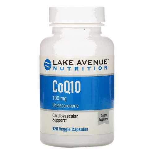 Коэнзим Q10 Lake avenue nutrition 100 мг растительные капсулы 120 шт. в Аптека Невис