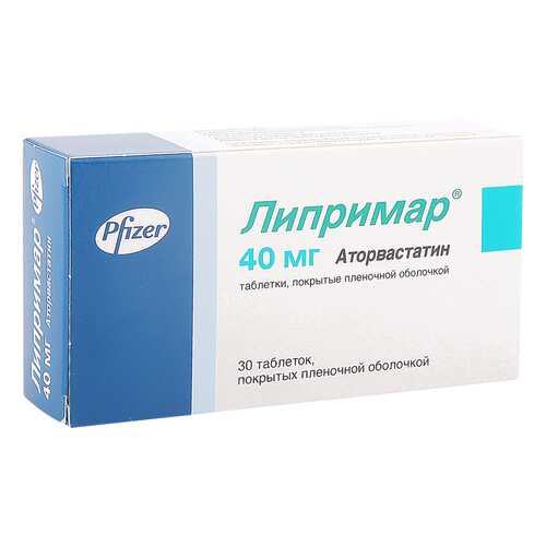 Липримар таблетки 40 мг 30 шт. в Аптека Невис
