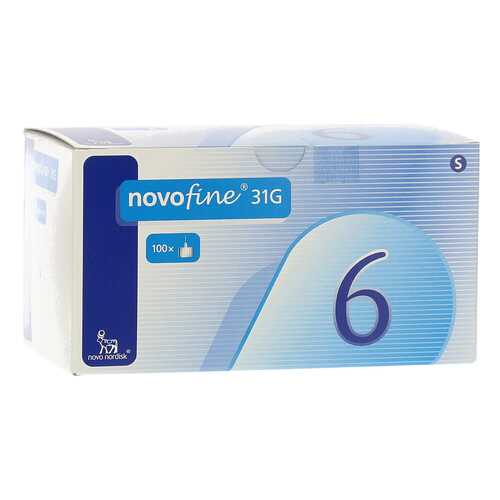 Иглы Новофайн 31G 0,25х6 мм 100 шт. в Аптека Невис