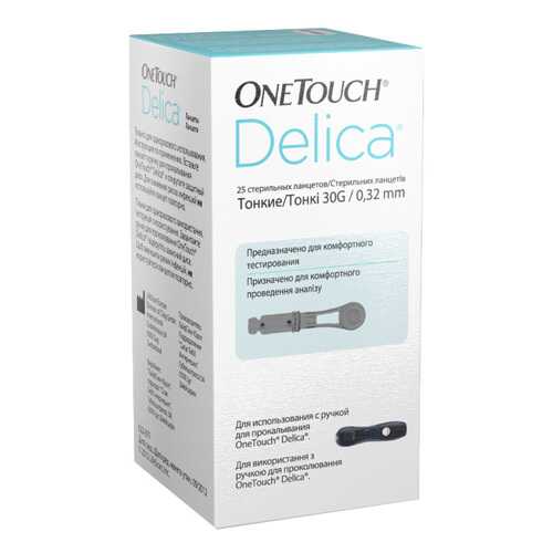 OneTouch Делика Ланцет стерильный 25 шт. в Аптека Невис