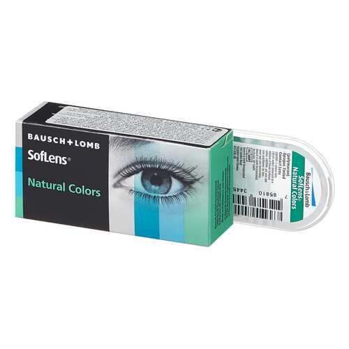 Контактные линзы SofLens Natural Colors 2 линзы 0,00 topaz в Аптека Невис