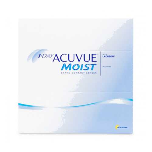 Контактные линзы 1-Day Acuvue Moist 90 линз R 8,5 +4,25 в Аптека Невис