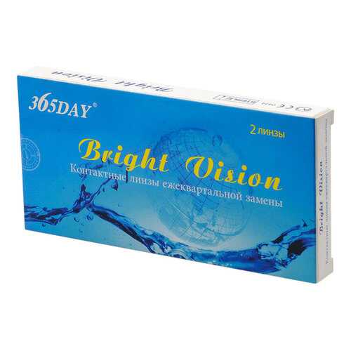 Контактные линзы 365Day Bright Vision 2 линзы R 8,6 -6,0 в Аптека Невис