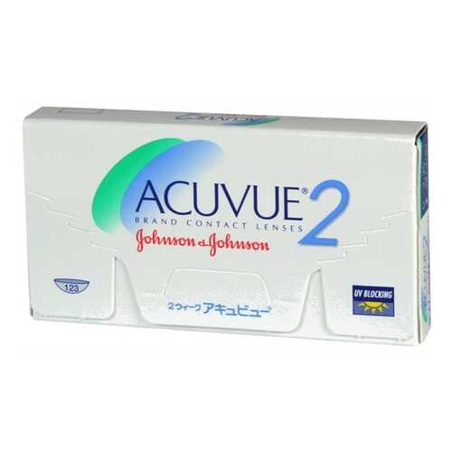 Контактные линзы Acuvue 2 6 линз R 8,7 -1,00 в Аптека Невис