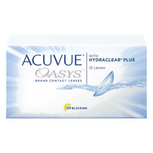 Контактные линзы Acuvue Oasys with Hydraclear Plus 12 линз R 8,8 -10,50 в Аптека Невис