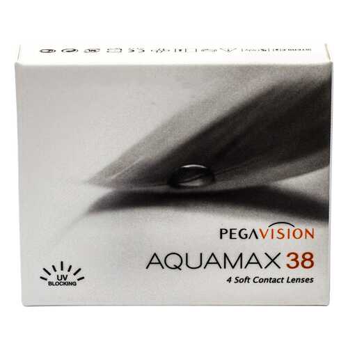 Контактные линзы AQUAMAX 38 4 линзы R 8,6 -2,50 в Аптека Невис