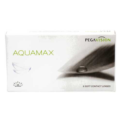 Контактные линзы AQUAMAX 6 линз R 8,6 -3,75 в Аптека Невис