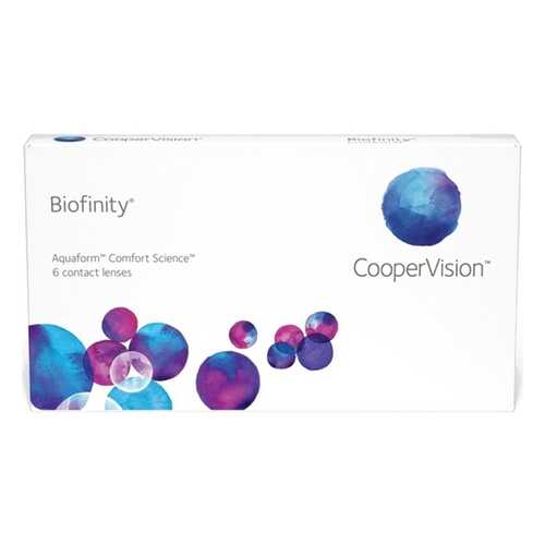 Контактные линзы Biofinity 6 линз -2,25 в Аптека Невис