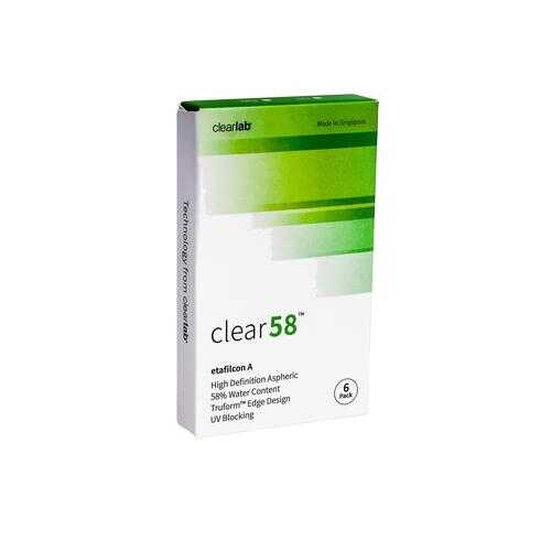 Контактные линзы ClearLab Clear 58 6 линз R 8.7 -05,00 в Аптека Невис