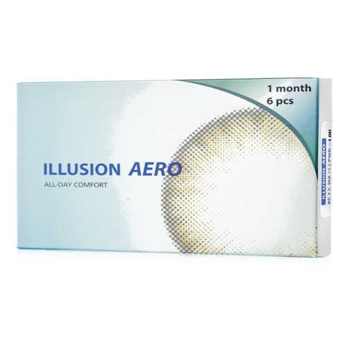 Контактные линзы ILLUSION Aero 6 линз R 8.6 -1.5D в Аптека Невис