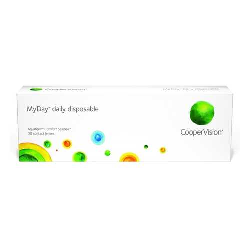 Контактные линзы MyDay Daily disposable 30 линз R 8,4 -0,50 в Аптека Невис