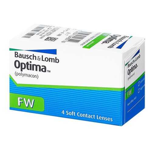 Контактные линзы Optima FW 4 линзы R 8,4 -7,00 в Аптека Невис