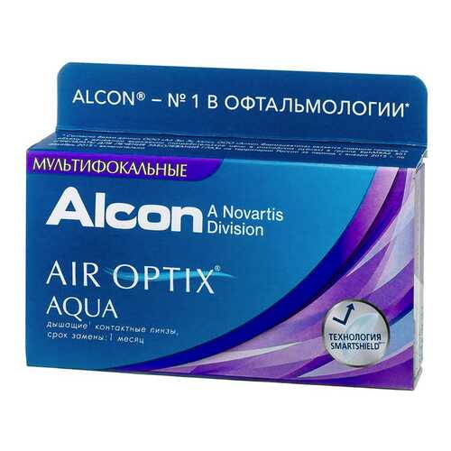 Контактные линзы AirOptix HydraGlyde for Multifocal 3 шт. PWR -5,00, R 8.6, Аддидация=L в Аптека Невис