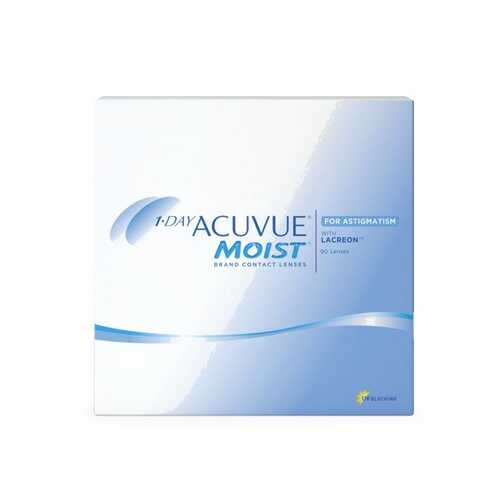 Контактные линзы 1-Day Acuvue Moist for Astigmatism 90 линз -5,75/-2,25/180 в Аптека Невис