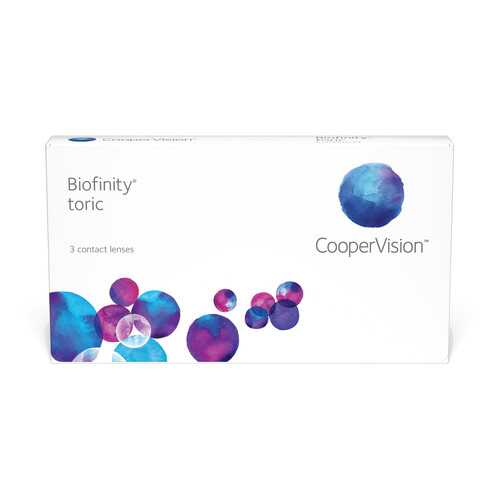 Контактные линзы Biofinity Toric 3 линзы R 8,7 -0,75/-1,75/160 в Аптека Невис