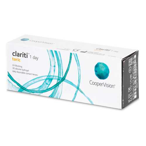 Контактные линзы Clariti 1 day toric 30 линз R 8,6 -2,25/-2,25/180 в Аптека Невис