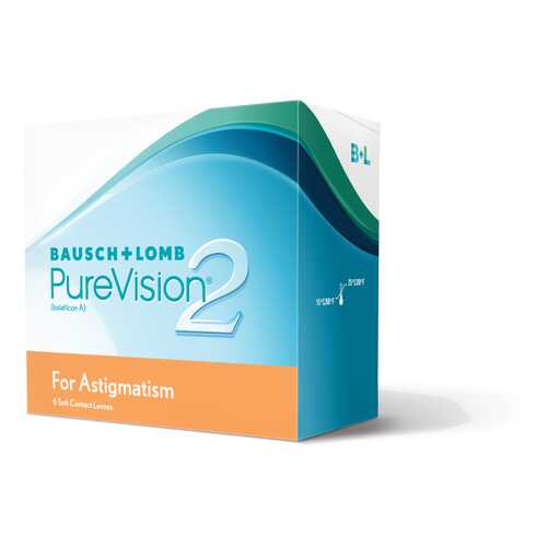 Контактные линзы PureVision 2 for Astigmatism 3 линзы -3,00/-1,25/180 в Аптека Невис