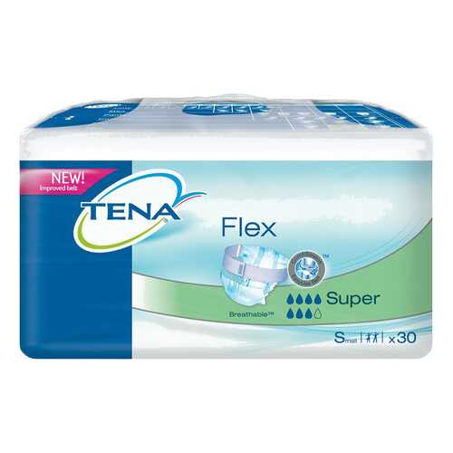 Подгузники для взрослых с поясом, S, 30 шт. Tena Flex Super в Аптека Невис