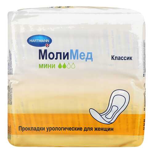 Урологические прокладки для женщин, 28 шт. MoliMed Classic Mini в Аптека Невис