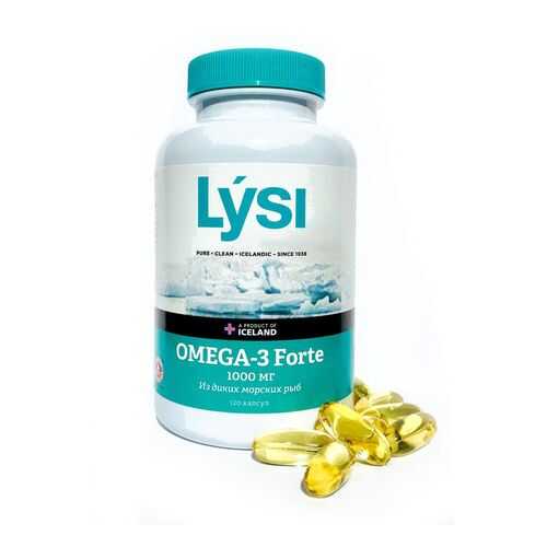 Рыбий жир Lysi Омега-3 форте капсулы 120 шт. в Аптека Невис