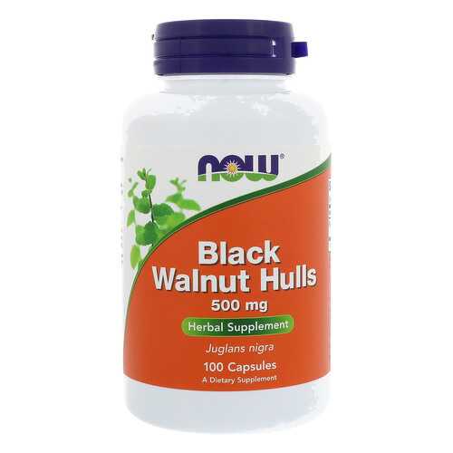 Добавка для иммунитета NOW Black Walnut Hulls 100 капс. натуральный в Аптека Невис