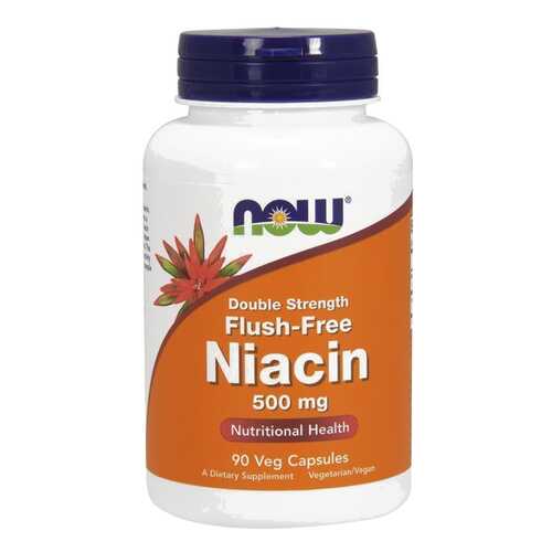 Витамин B NOW Niacin Flush-Free 90 капс. в Аптека Невис